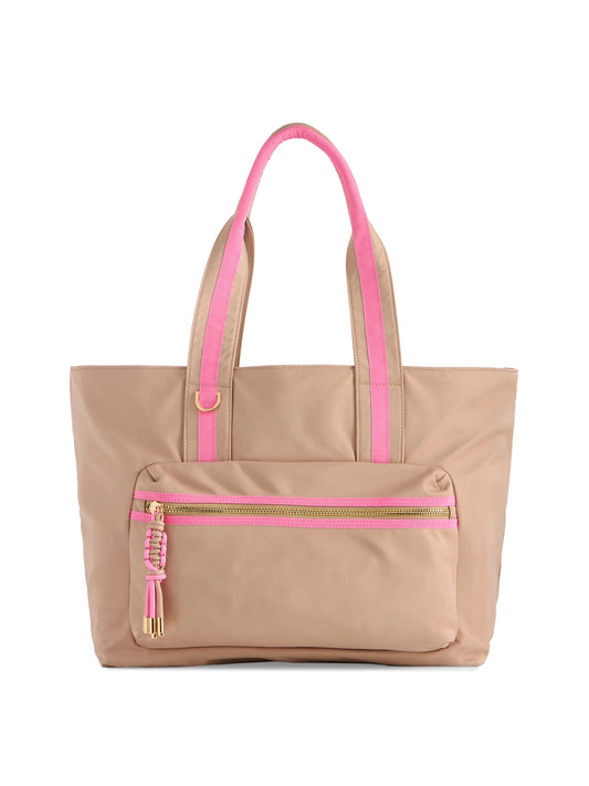Tan Jet Tote