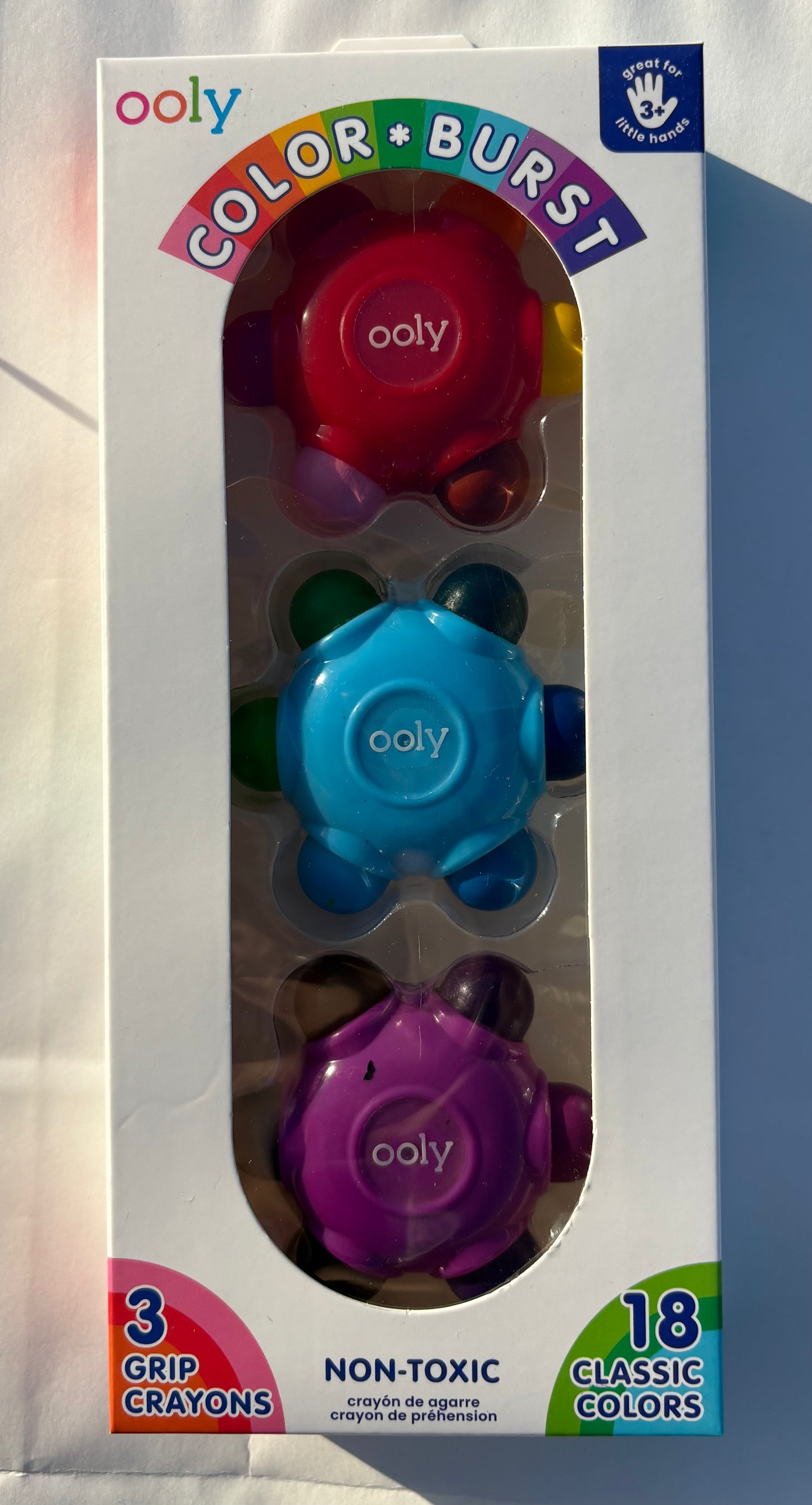 Color Burst Easy Grip Crayons