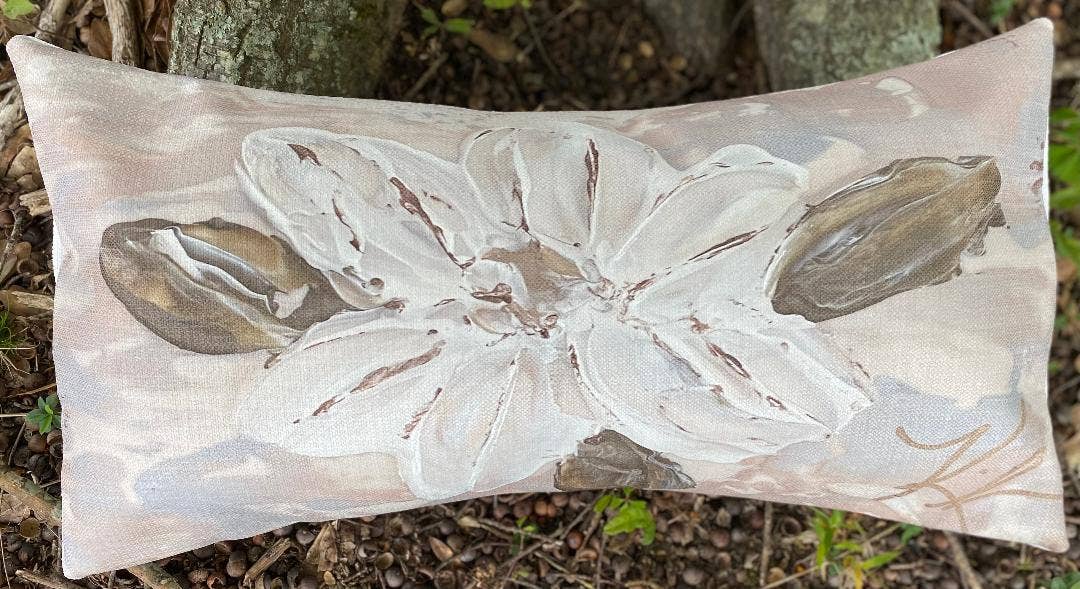 Magnolia Lumbar Pillow