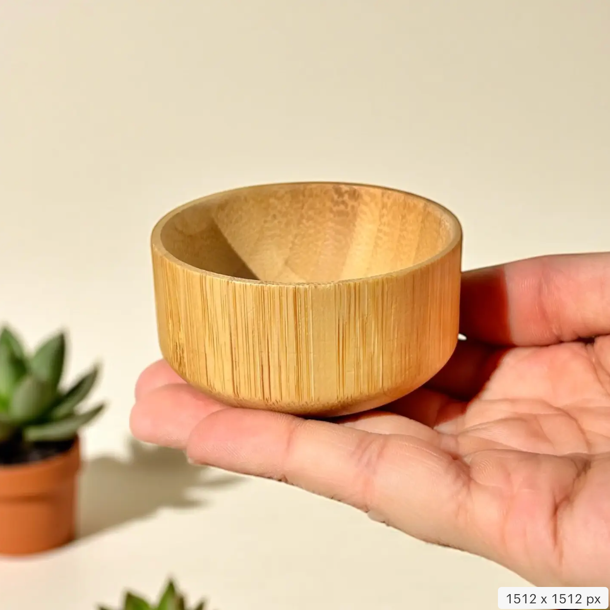 Large Bamboo Serving Bowl
