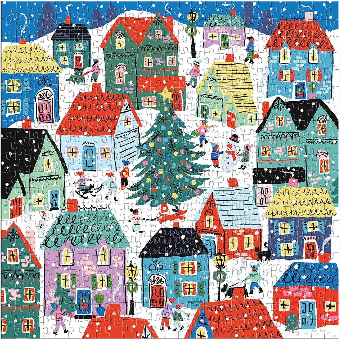 Christmas in the Village puzzle