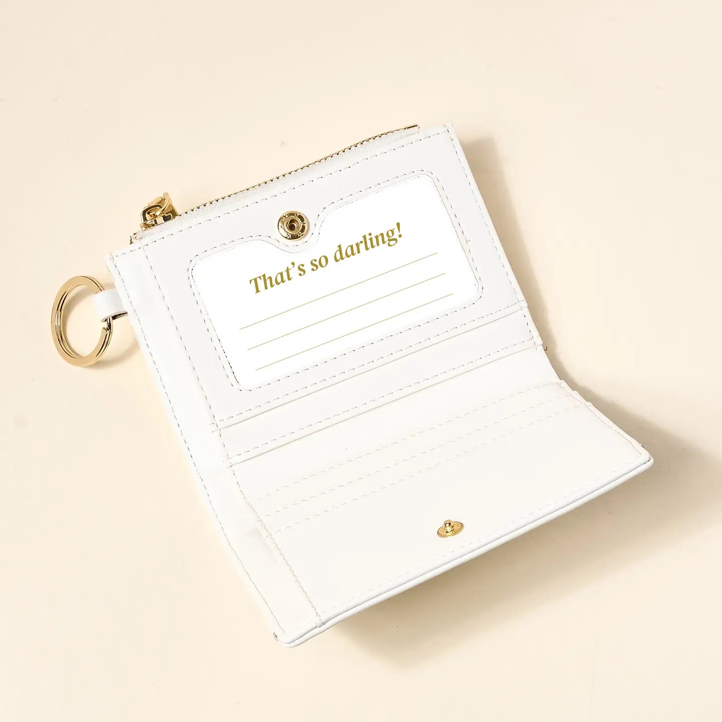 The Darling Effect Vegan Leather Card Wallet