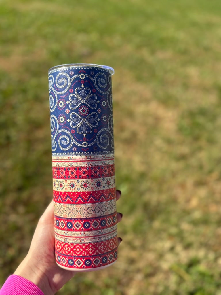 Boho Flag 30oz Tumbler