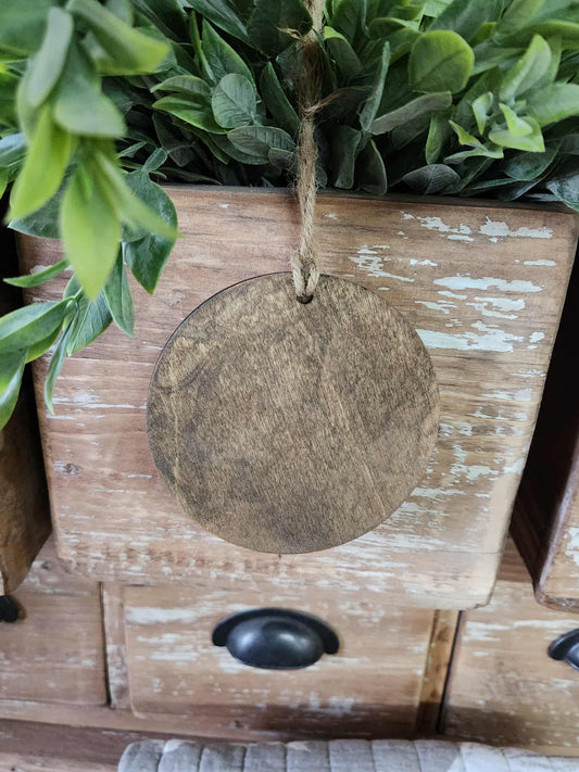 Manger Wood Ornament