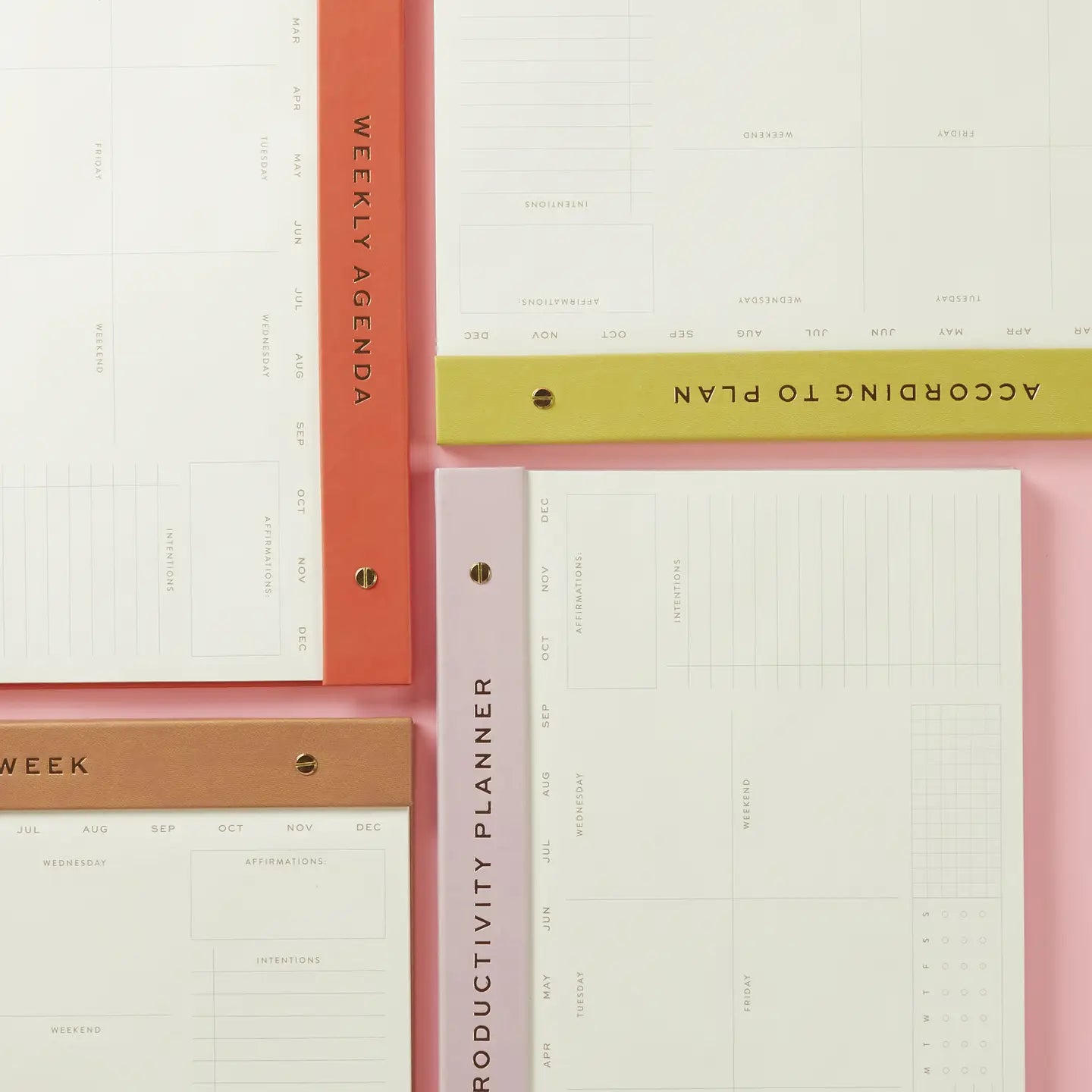 Matcha Weekly Postbound Notepad