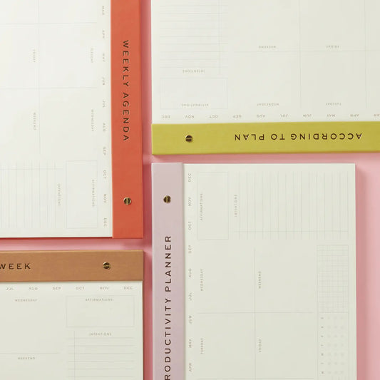 Matcha Weekly Postbound Notepad