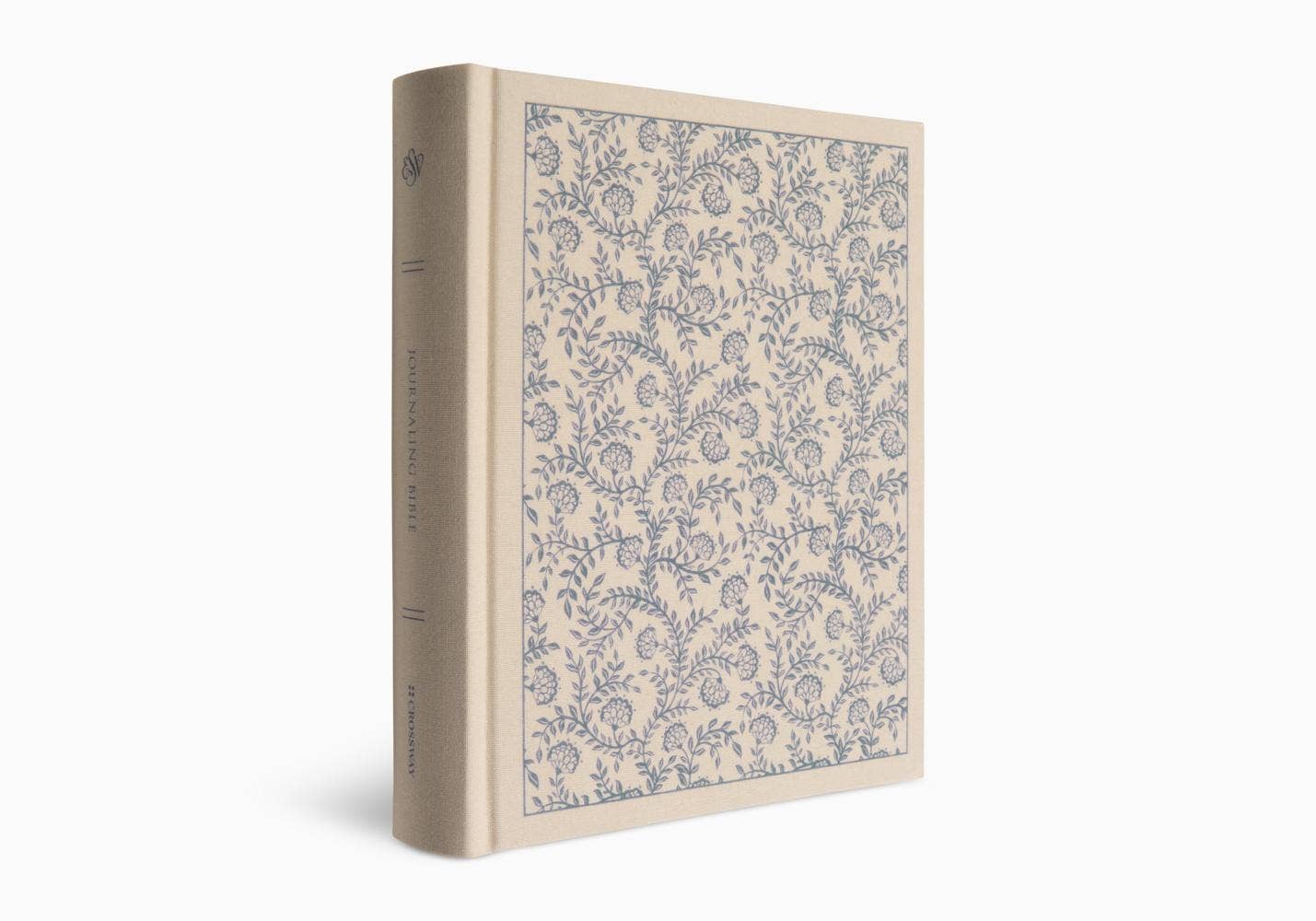 ESV Journaling Bible | Cloth over Board | Flowers Design | Wide Ruled Margins