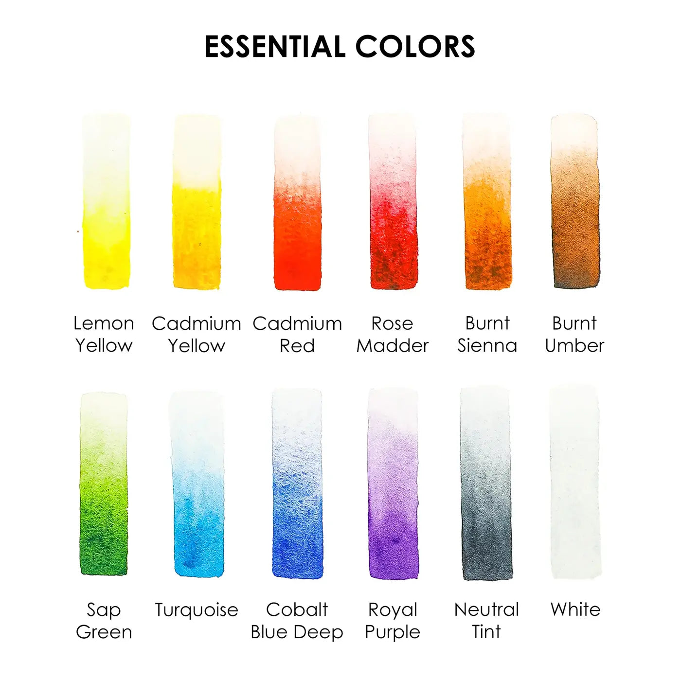 Essential Colors Watercolor Pocket Set