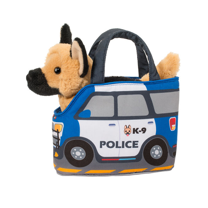 Douglas® Sassy Pet Sak Police Car with German Shepherd Plush