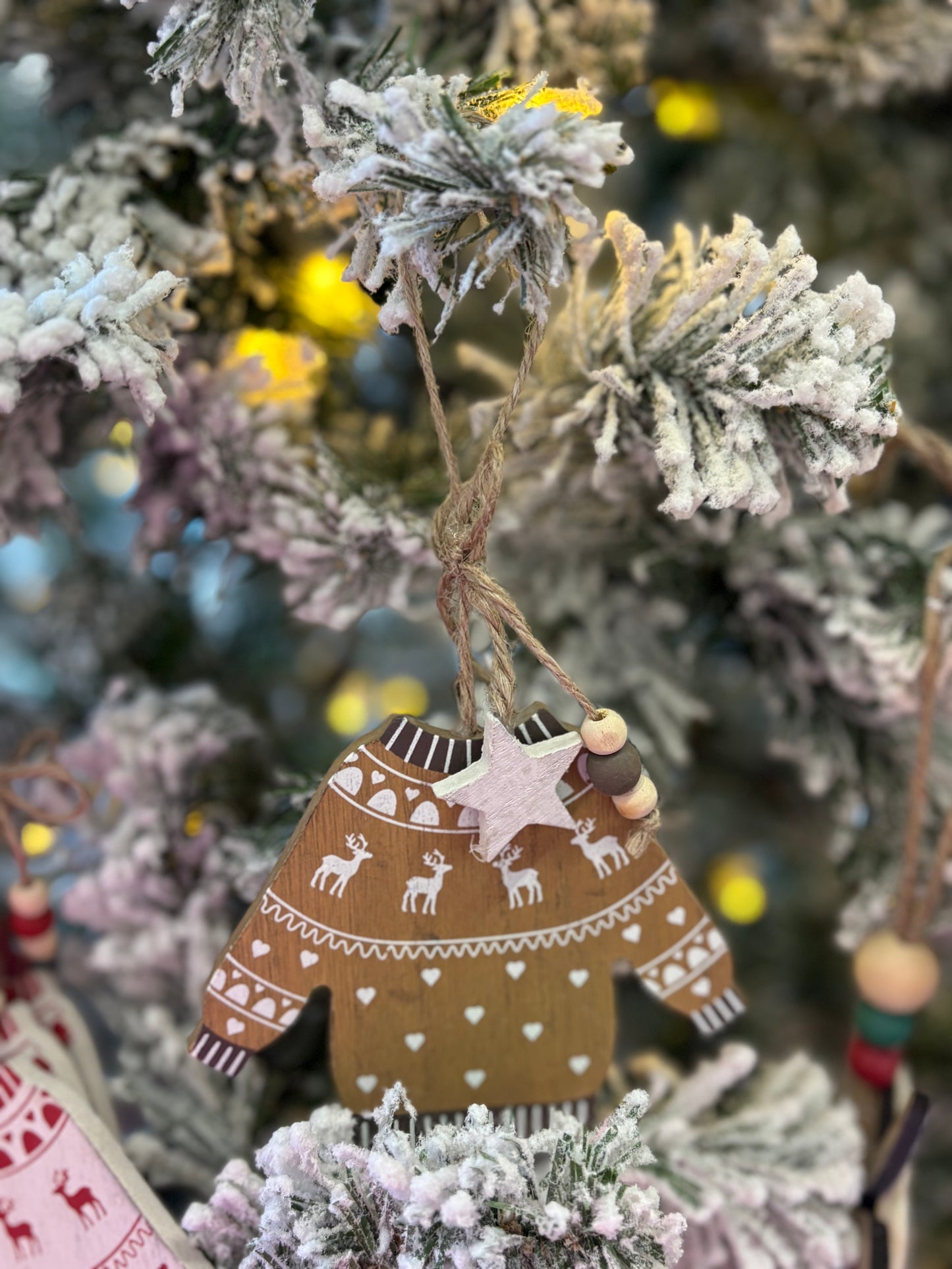 Wood Sweater Ornament