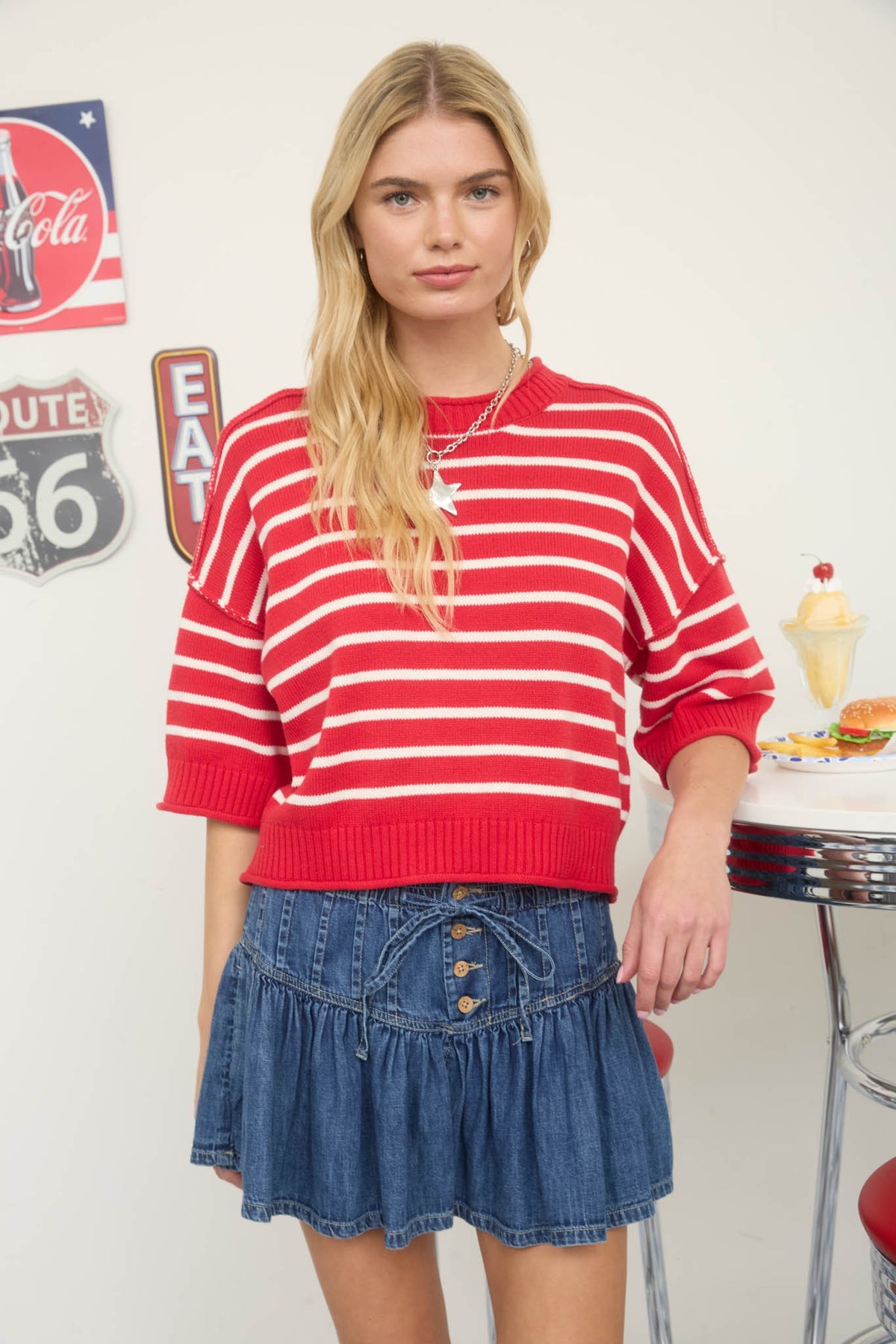 The Laurel Stripe Knit