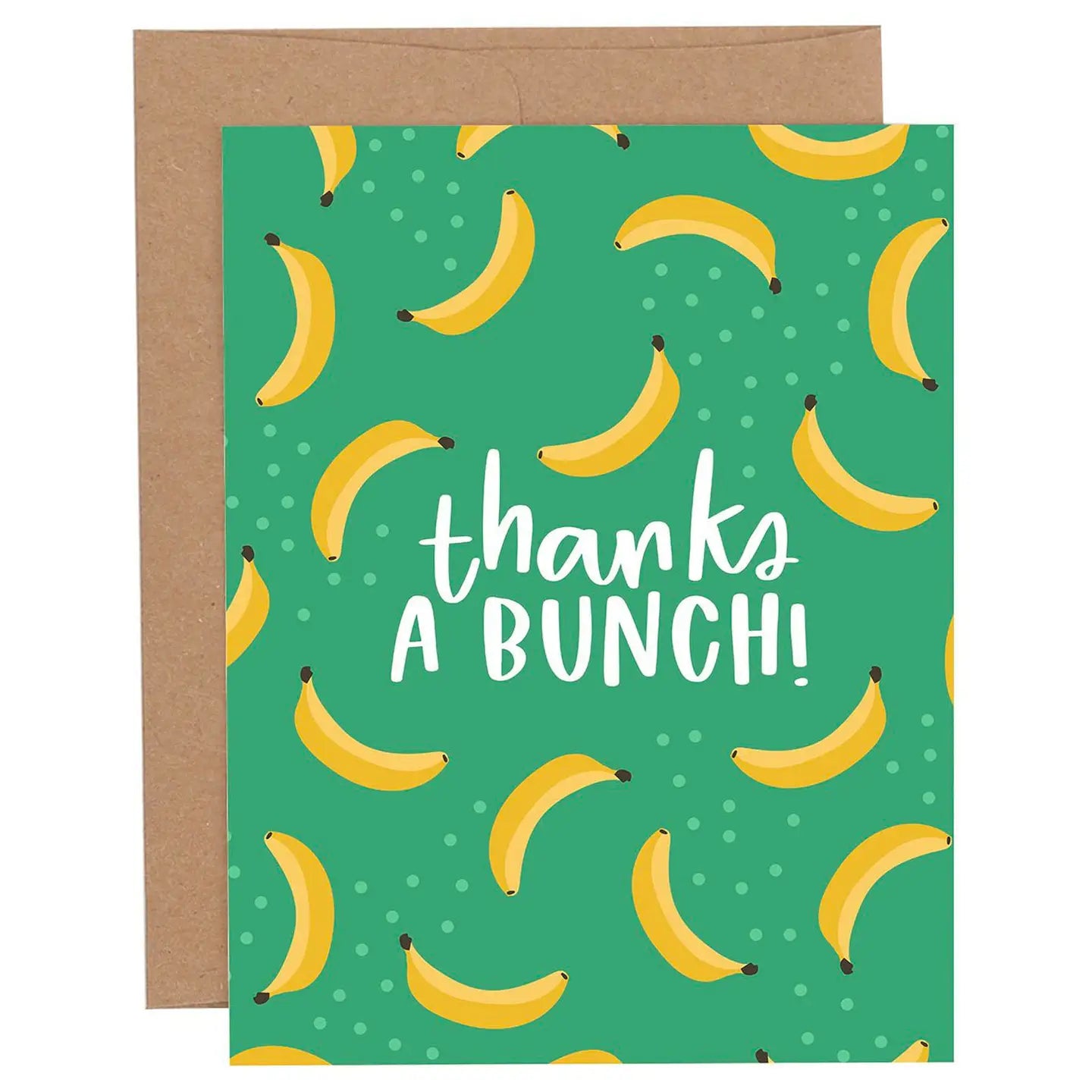 Thanks A Bunch Bananas Greeting Card
