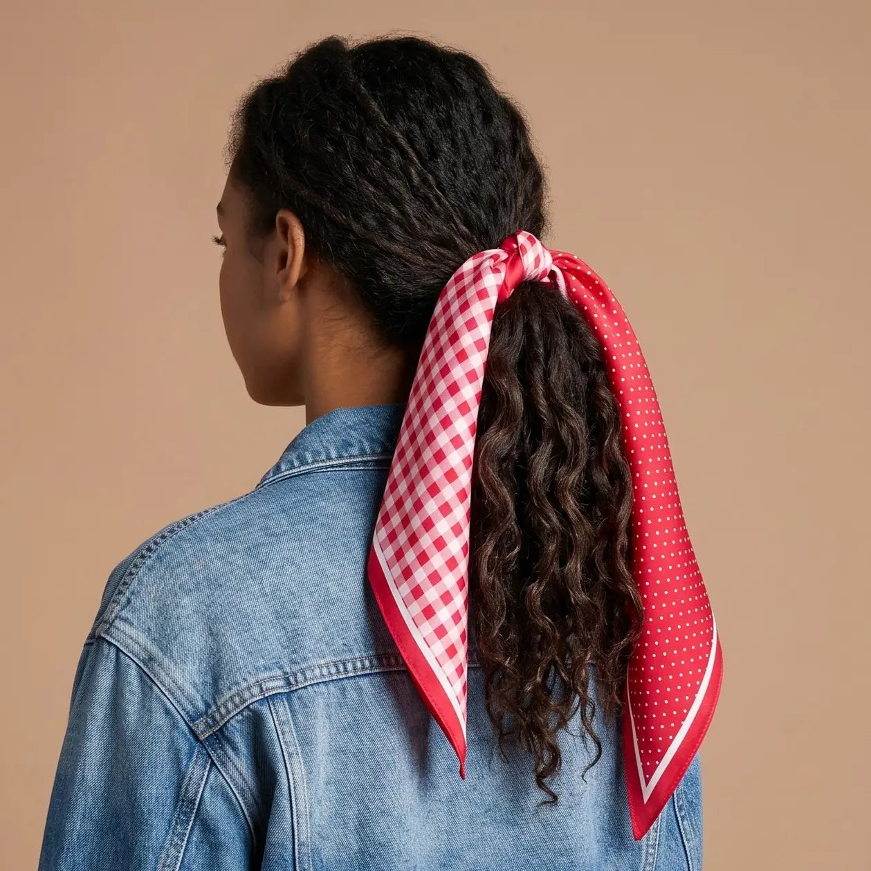 Get Your Game On! Twirl & Tie Satin Scarf