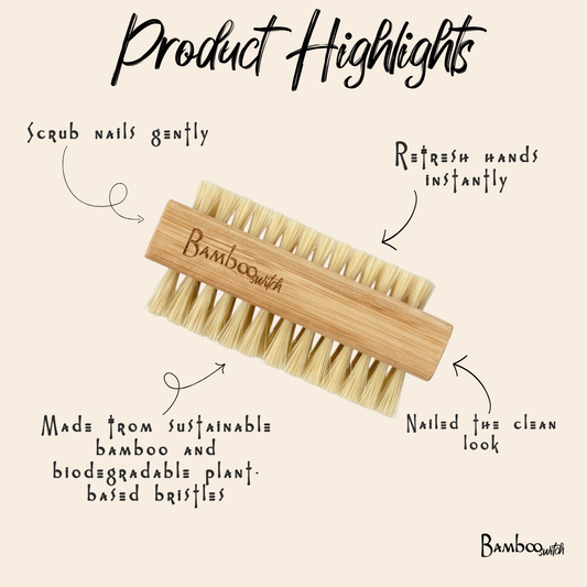 Bamboo Vegan Nail Brush