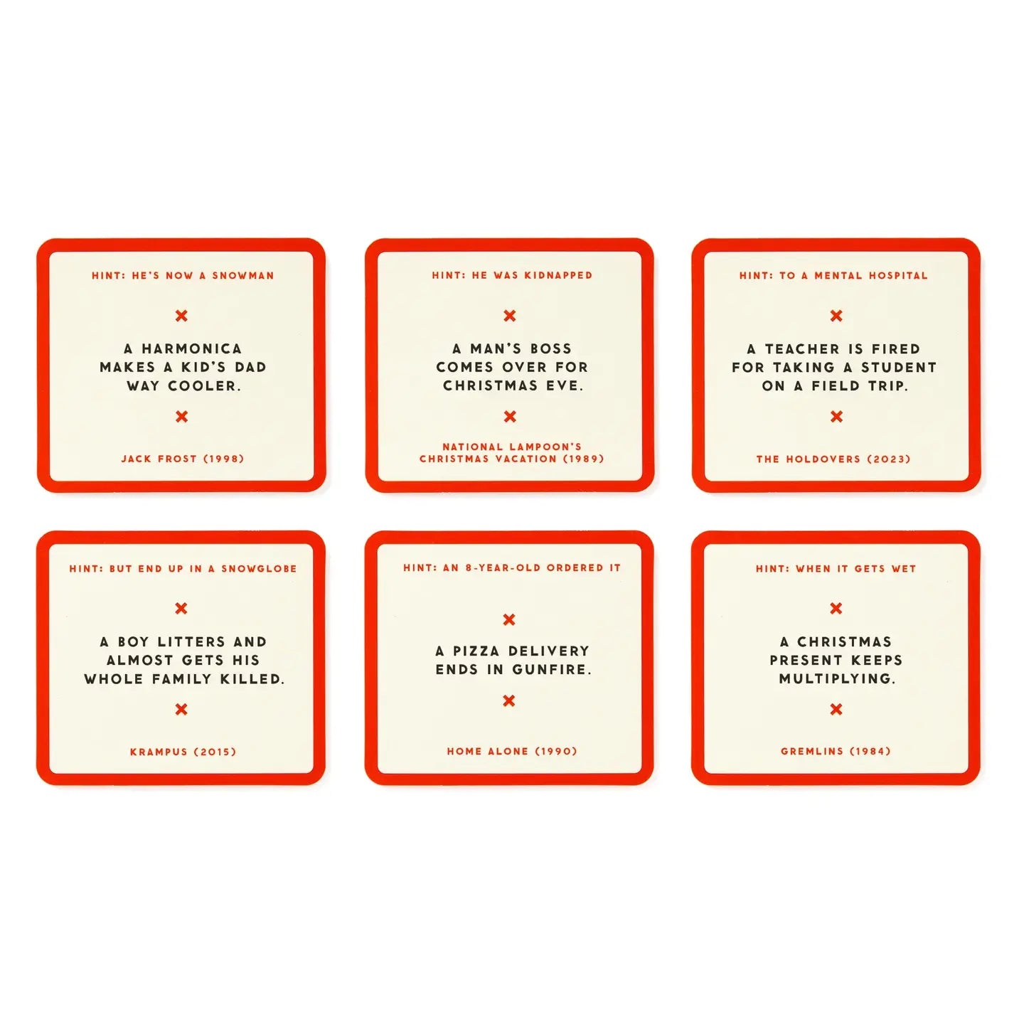 Brass Monkey Mini Poorly Explained Movies - Holiday Edition