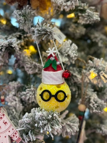 Pickleball Santa Ornament