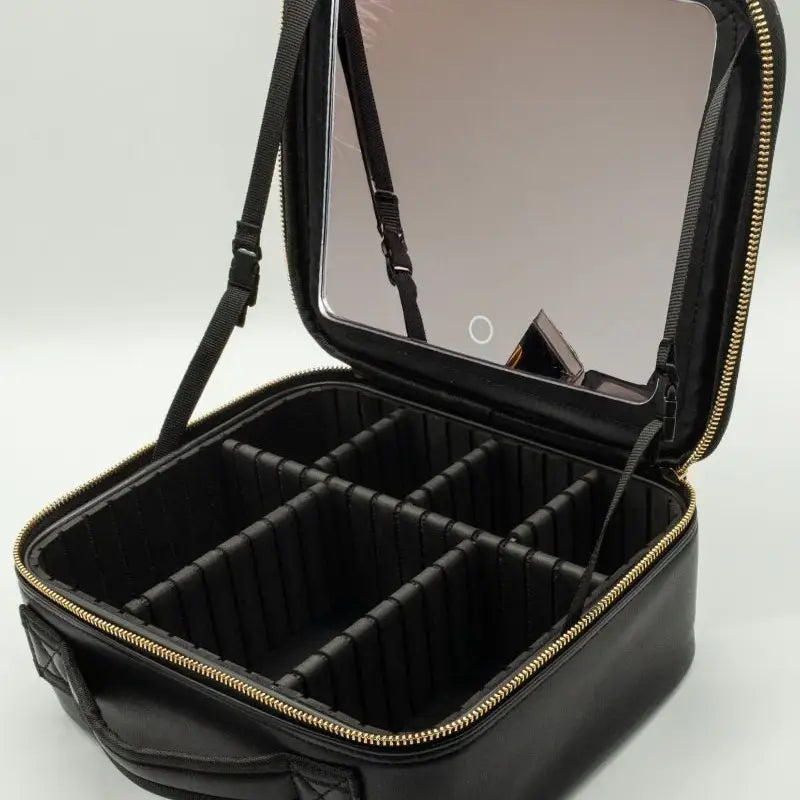 Lighted Travel Leather Case