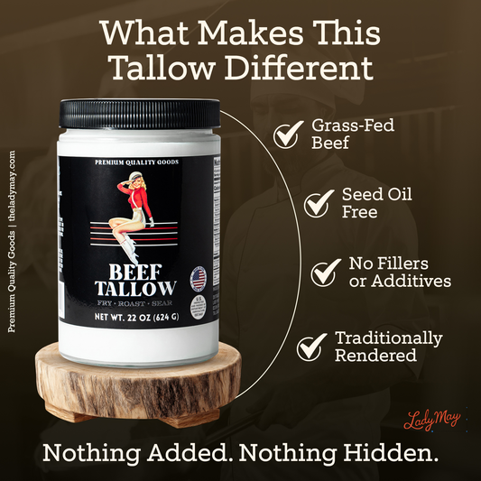 22oz Premium Grass-Fed Beef Tallow