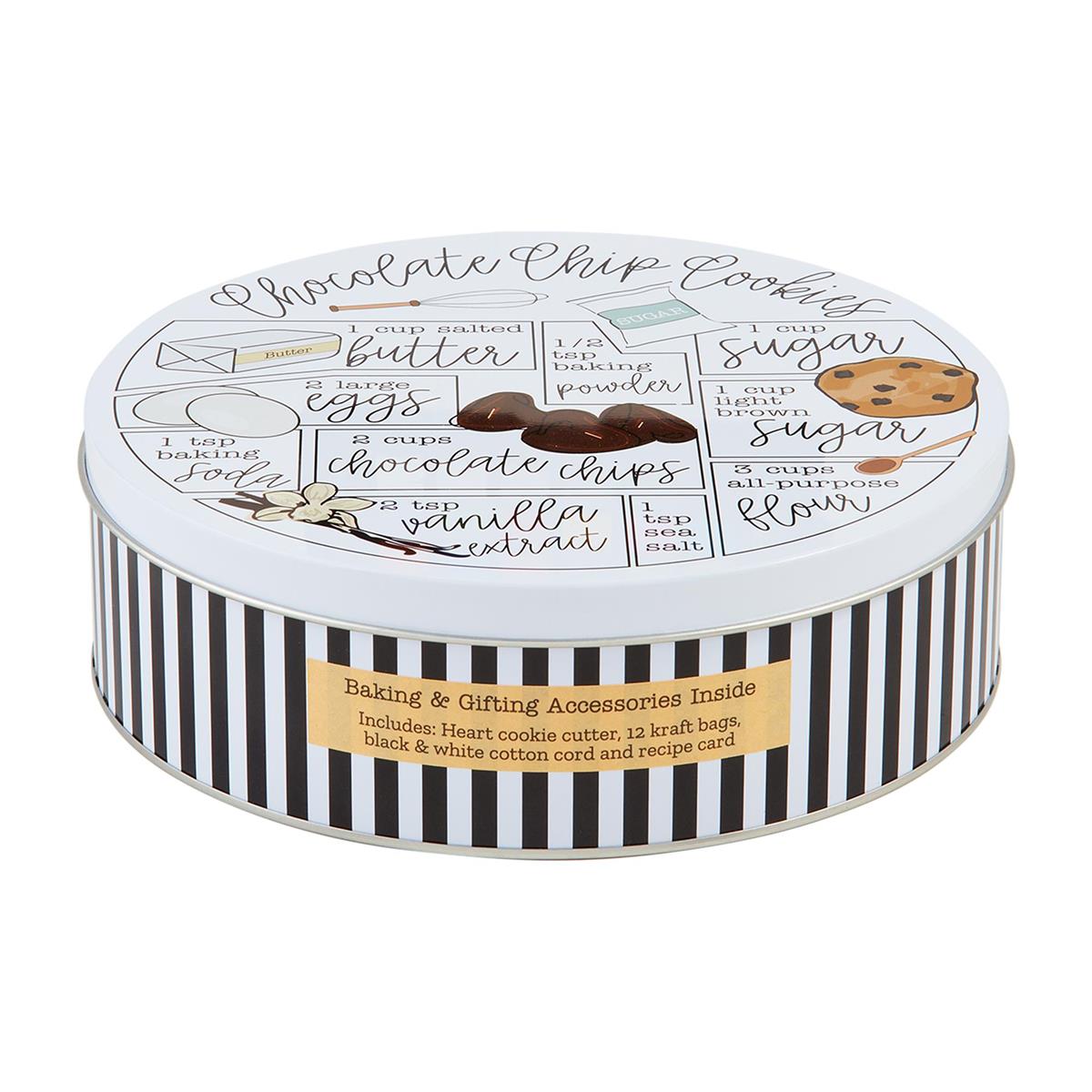 Chocolate Chip Cookie Recipe Tin Set