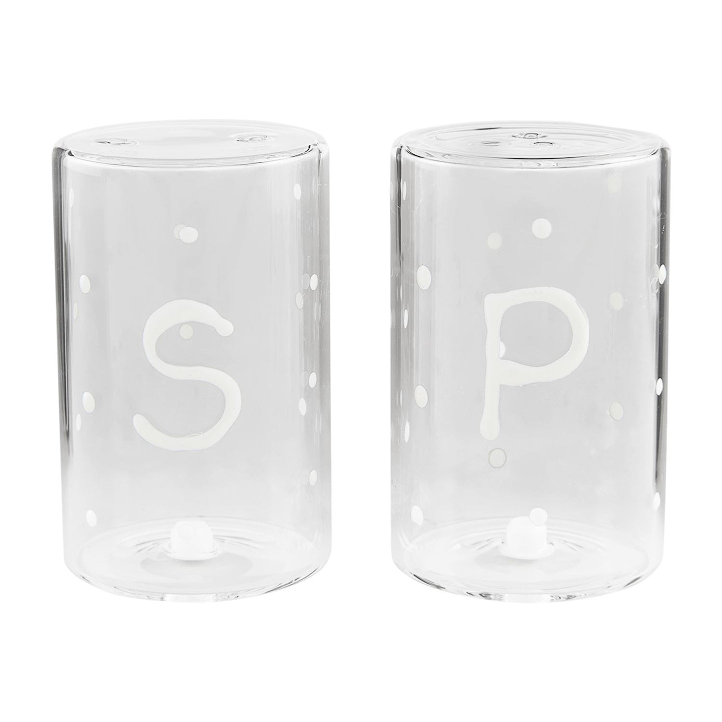 Happy Home Glass Salt & Pepper Set