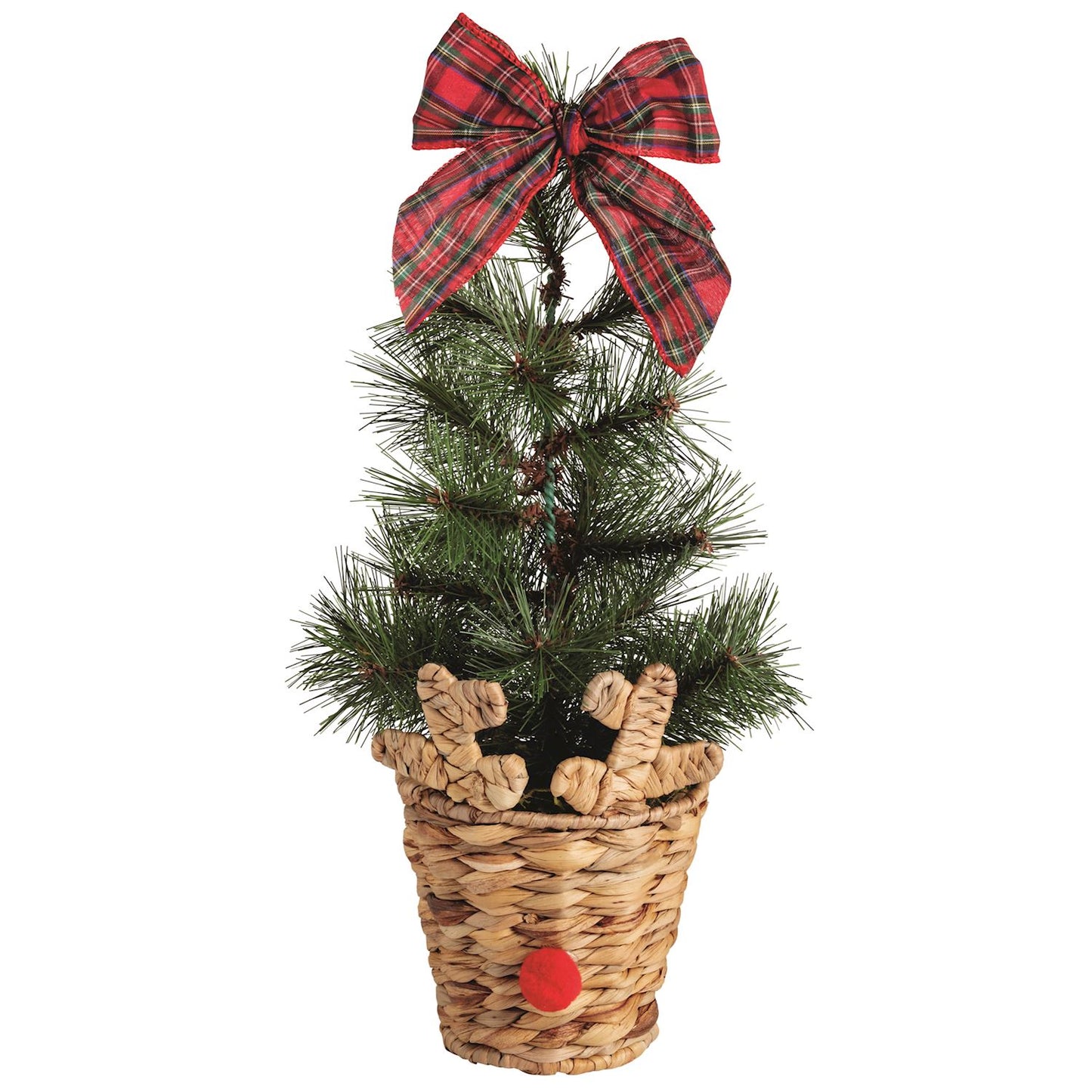 Reindeer Basket Fraser Fir Tree