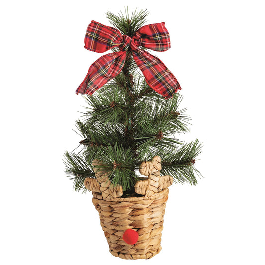 Reindeer Basket Fraser Fir Tree