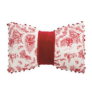 Velvet Toile Pillow