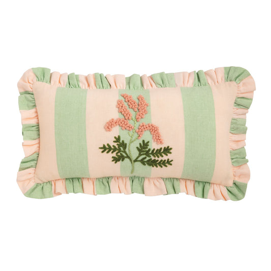 Heirloom Garden Embroidered Pillow