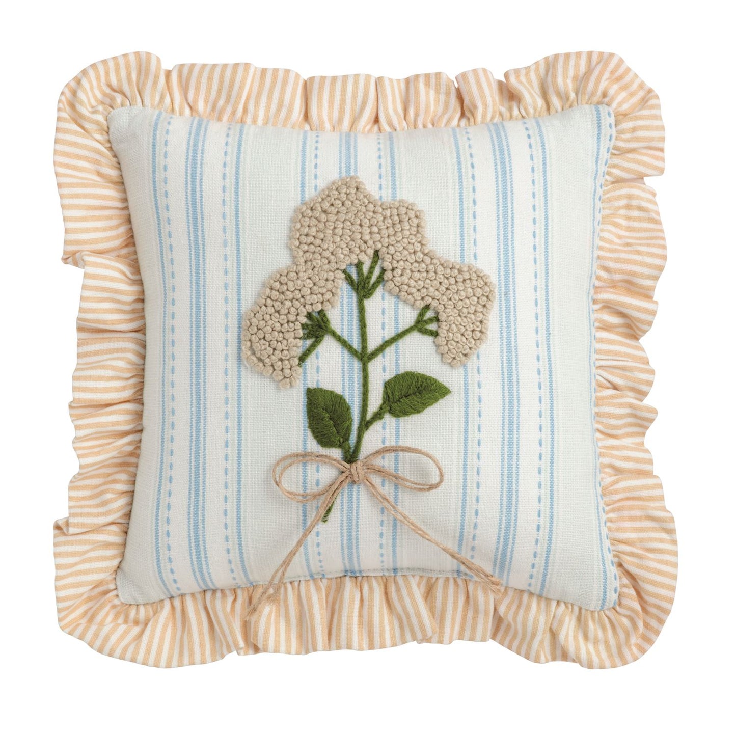 Heirloom Garden Embroidered Pillow