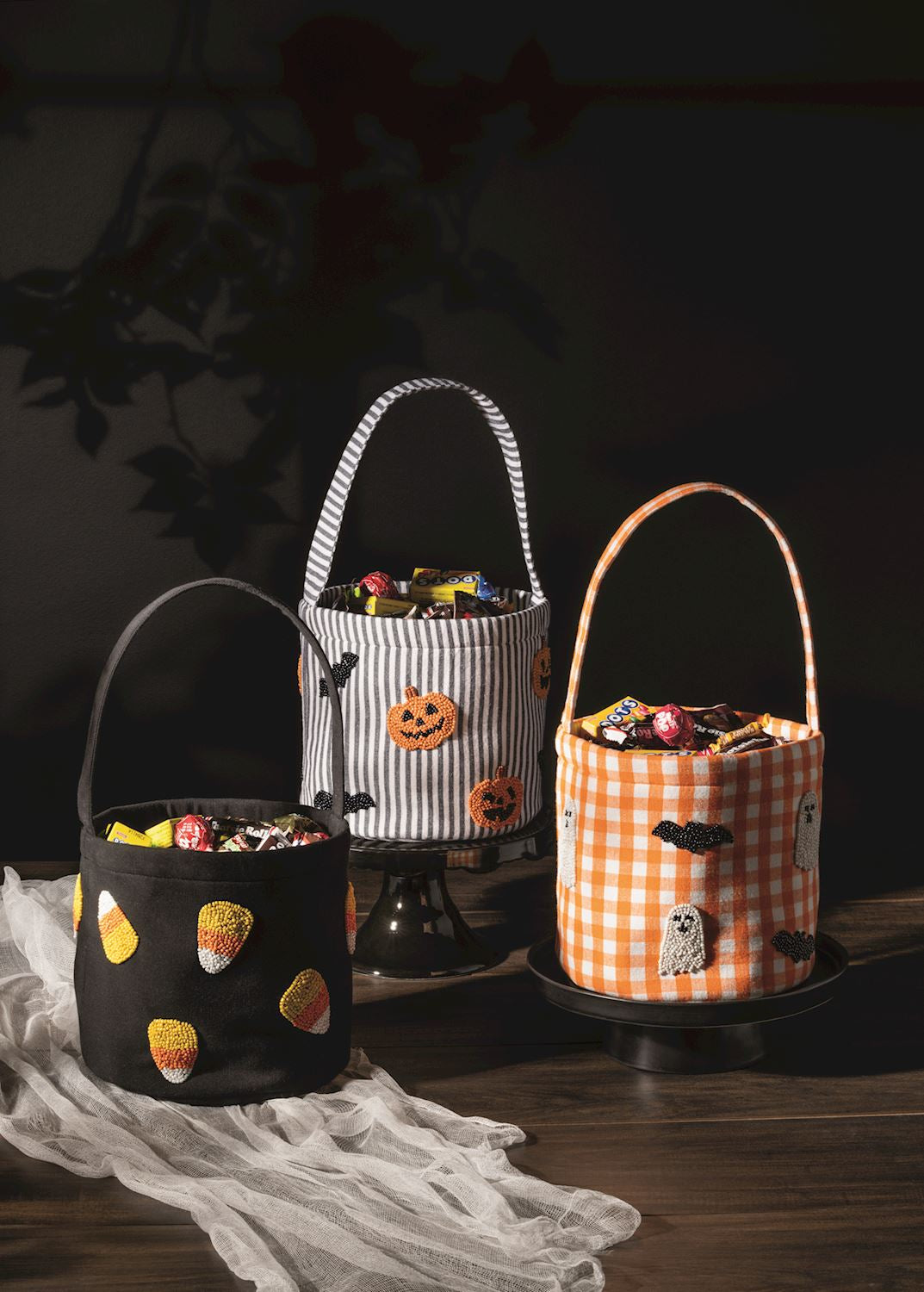 Candy Beaded Halloween Bucket