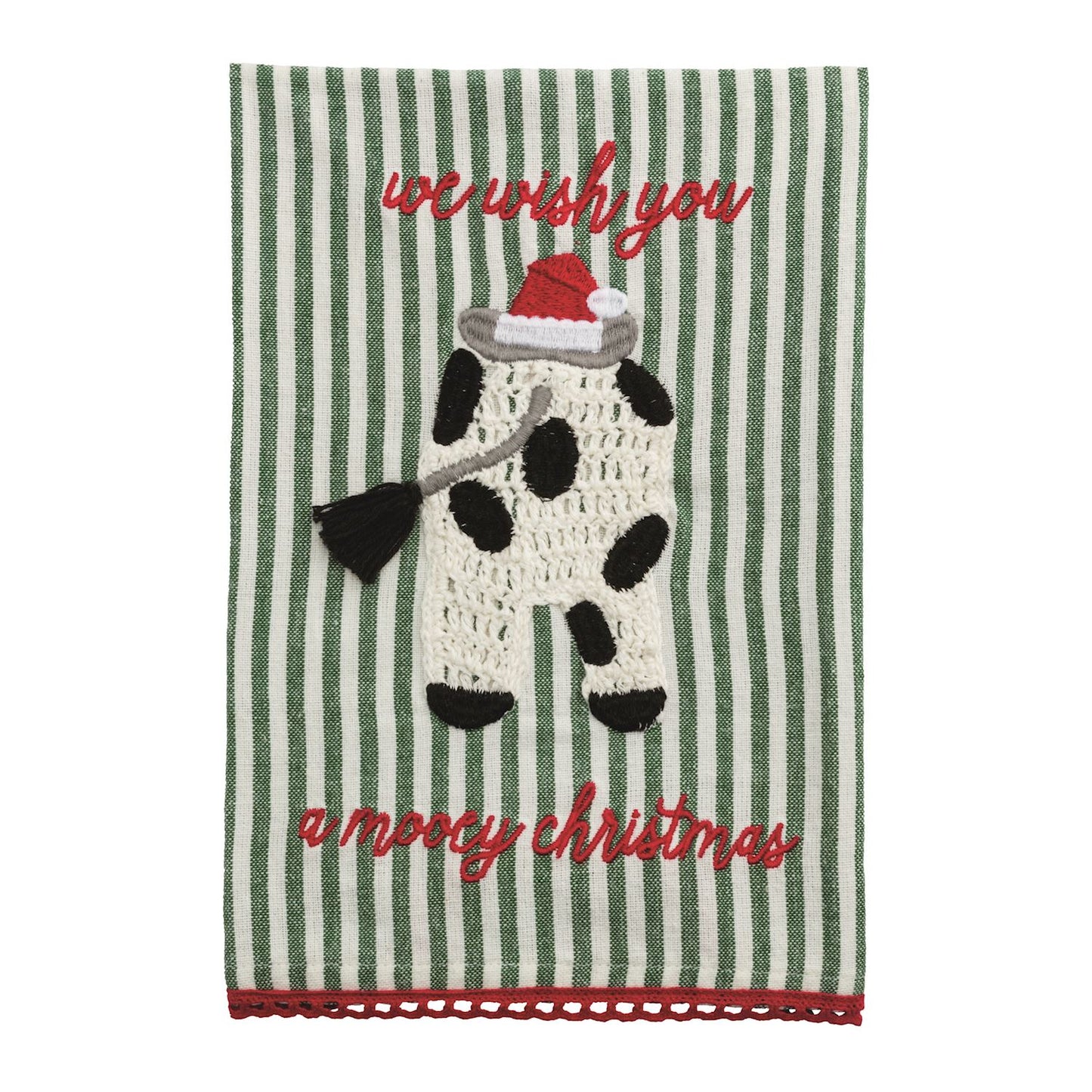 Farm Christmas Tea Towel
