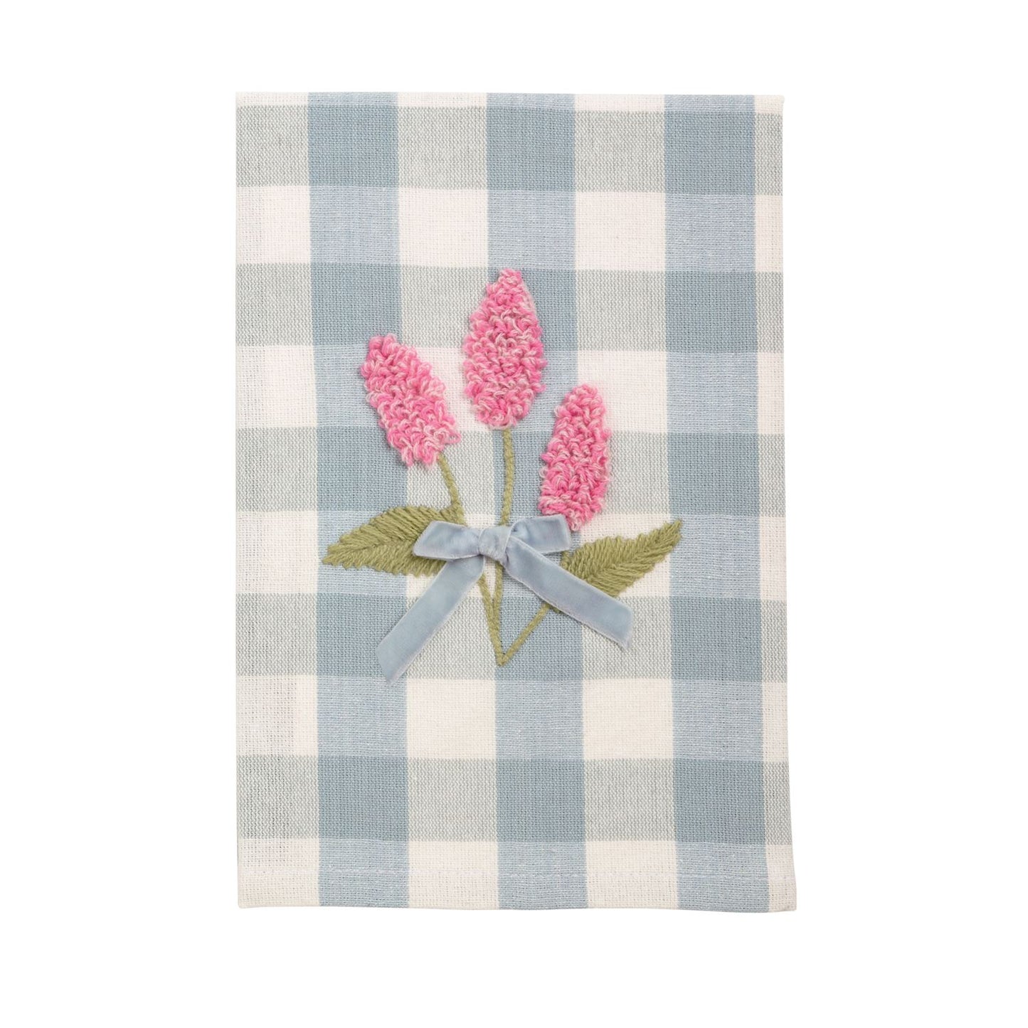 Embroidered Floral Hand Towel
