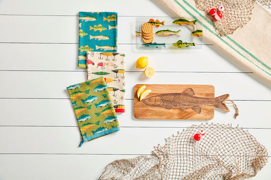 Etched Fish Paddle Board