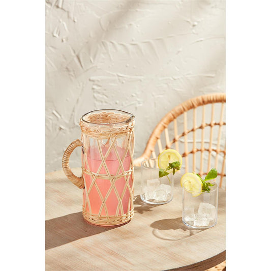 Woven Glass Pitcher