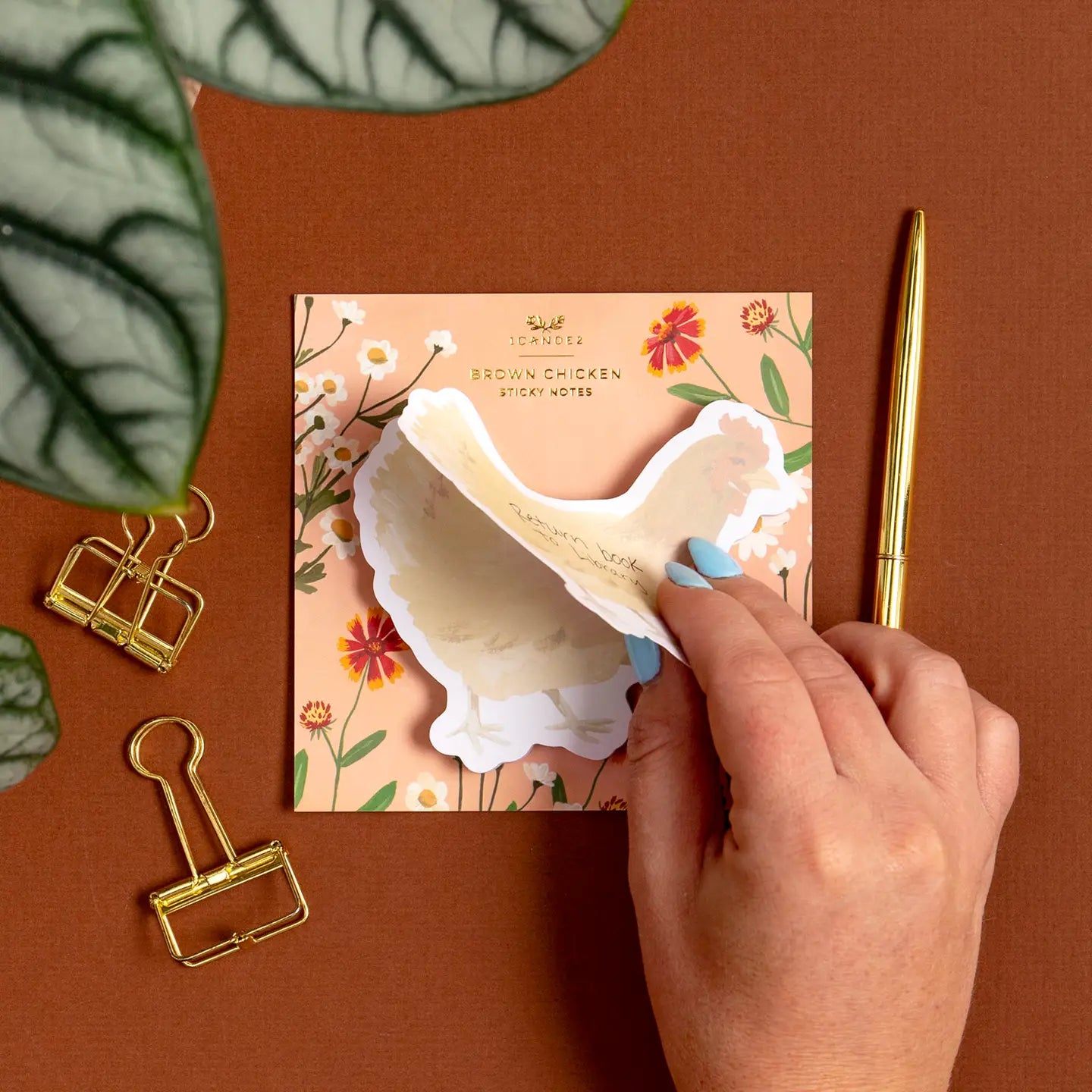 Brown Chicken Sticky Notes