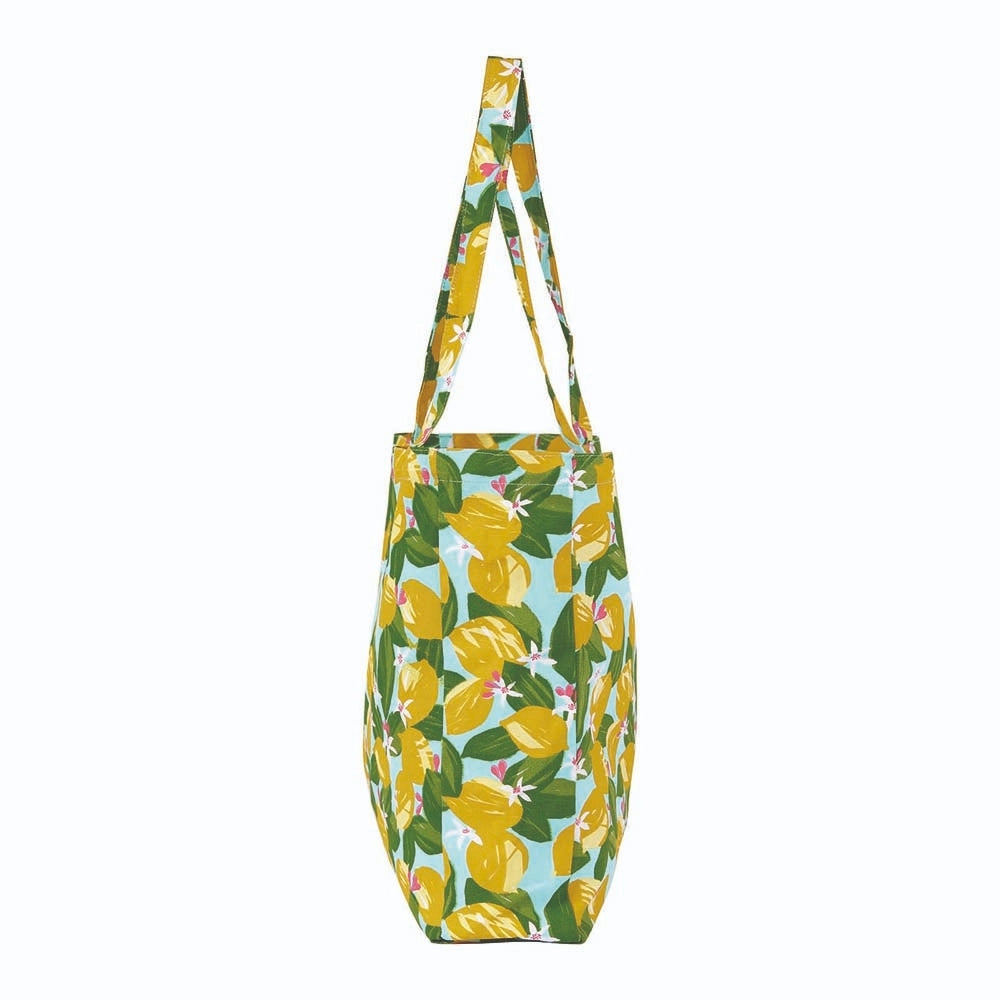 Lemon Blossoms Canvas Tote Bag