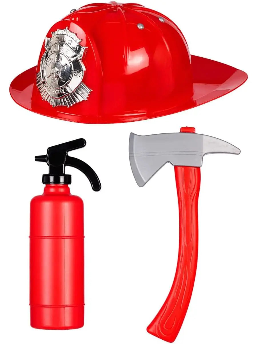 Fireman Suit w/ Accessories Size 4-7