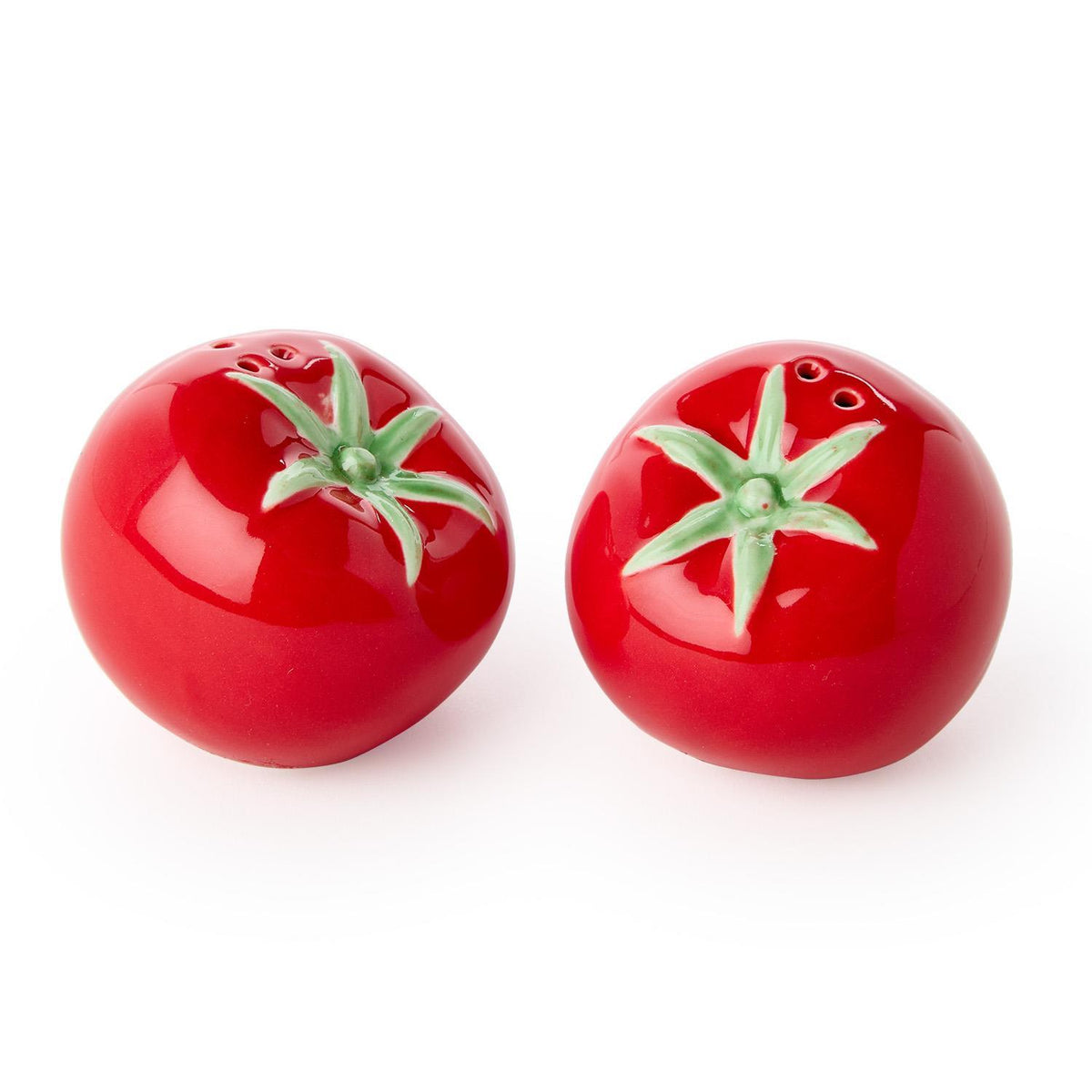 Tomato Salt & Pepper Shaker Set | Hand-Painted Ceramic Kitchen Decor