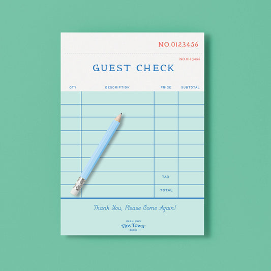 Guest Check Inklings Tiny Town™ Play Notepad