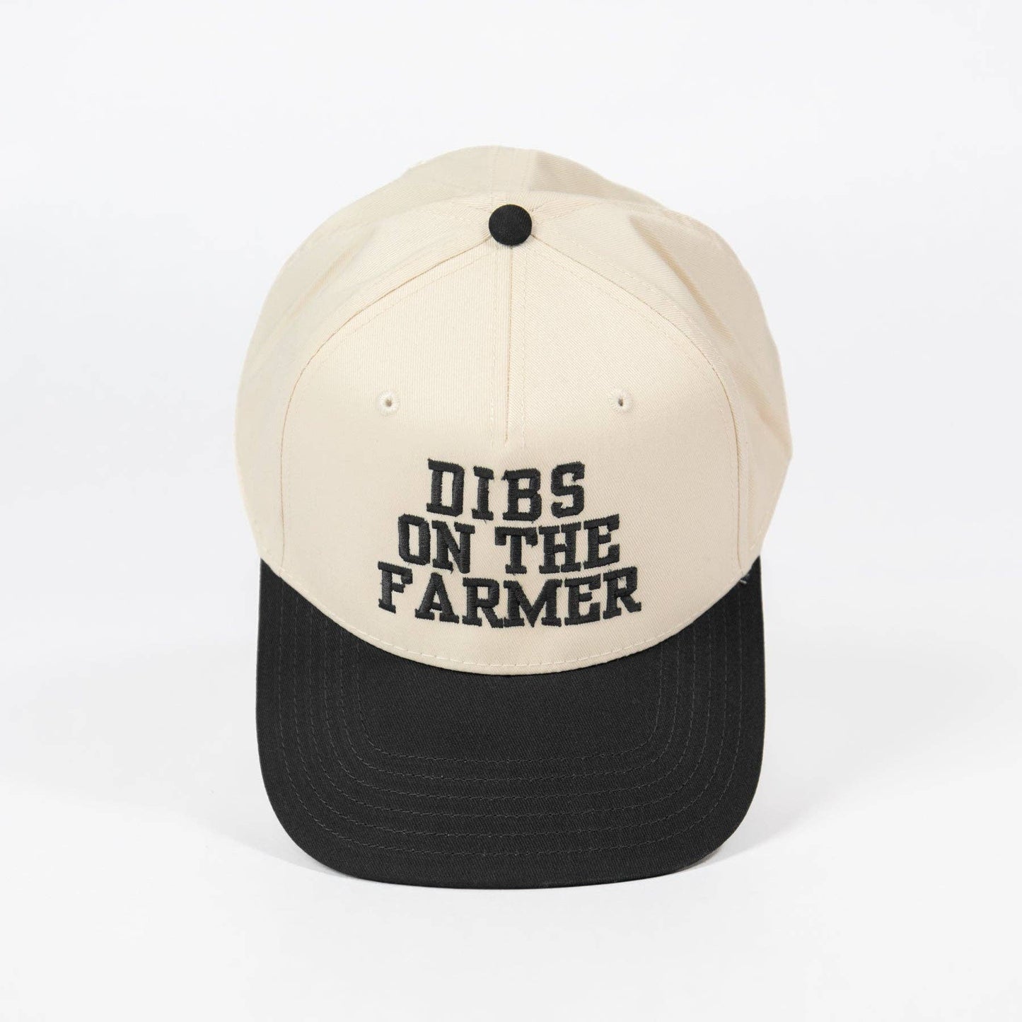 Western 'Dibs on the Farmer' Women's Embroidered Trucker Hat