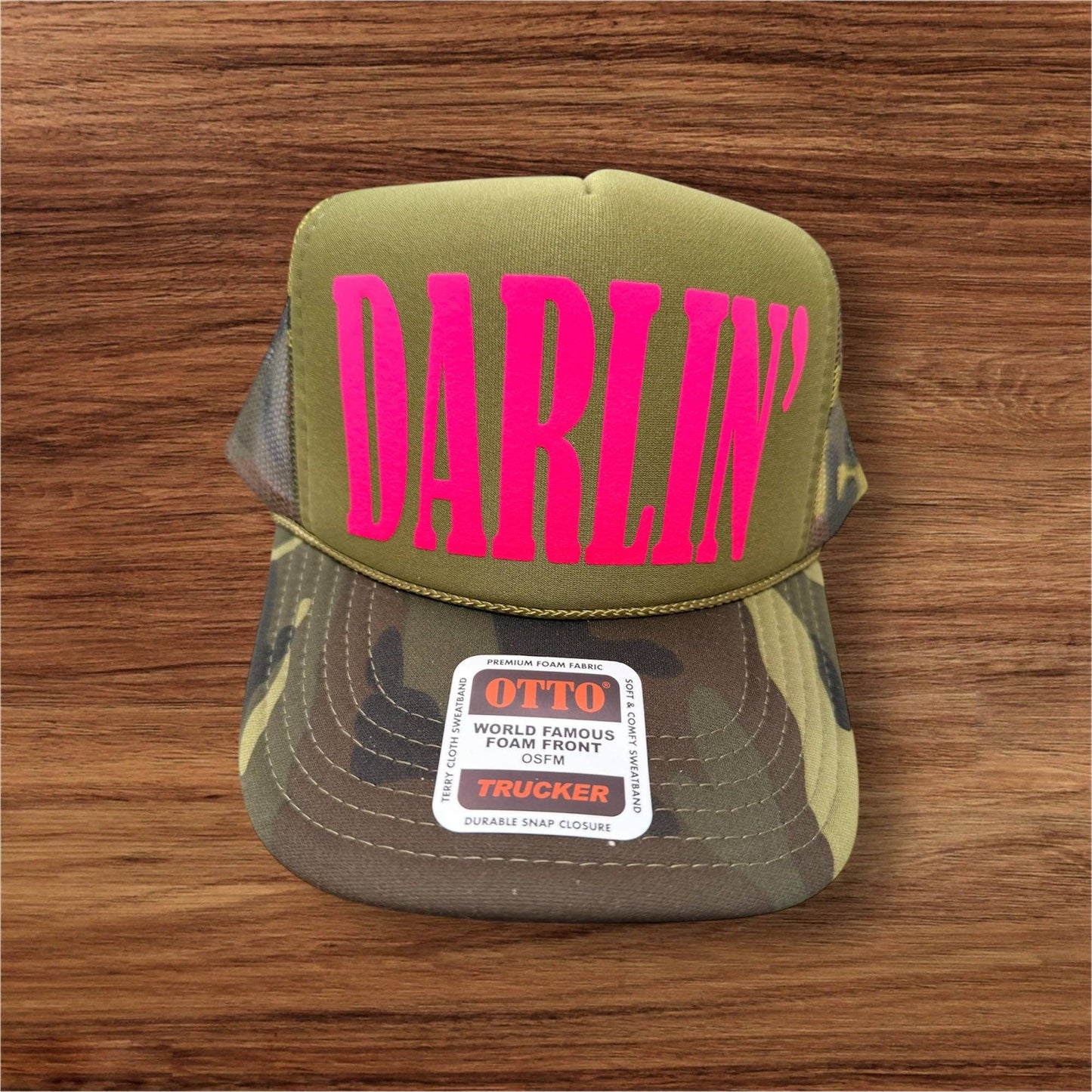 DARLIN Camo Trucker Hat