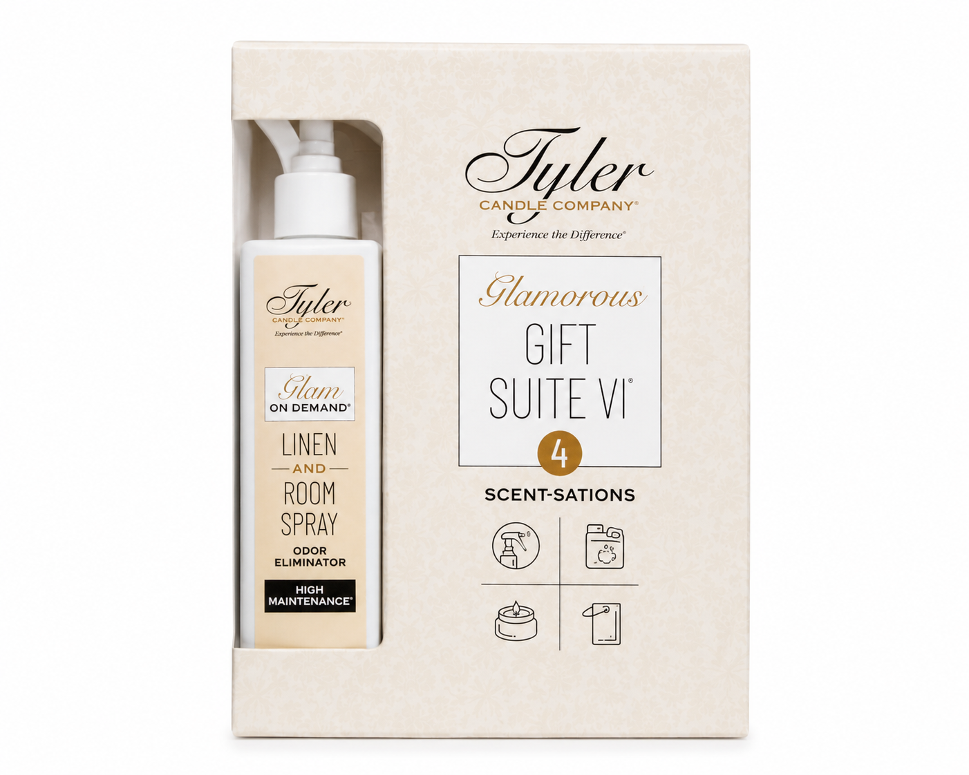 Tyler Candle Company Glamorous Gift Suite VI | 4-Piece Gift Set