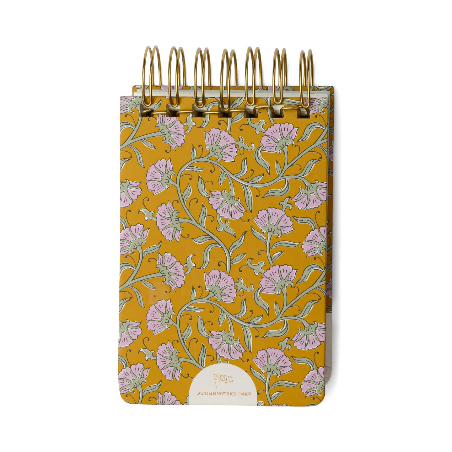 Chunky Notepad - Gold Vintage Floral