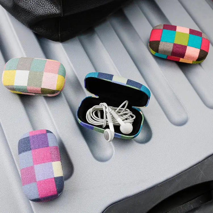 Plaid Travel Case, Assorted