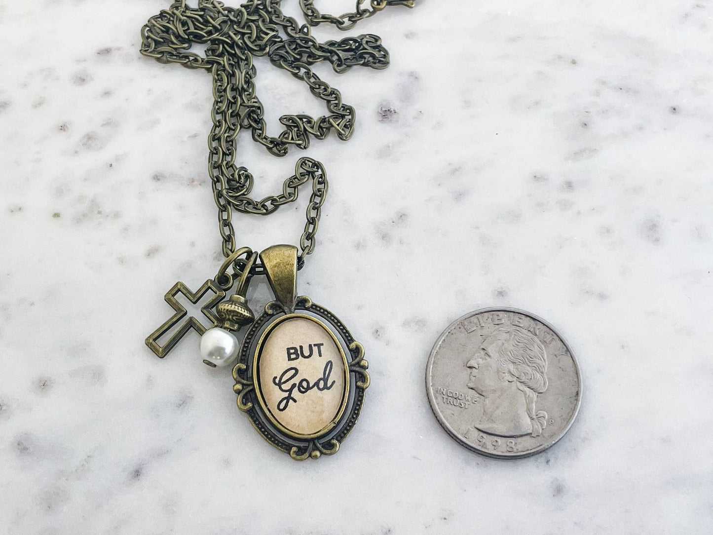 But God necklace Inspirational jewelry for Christian store