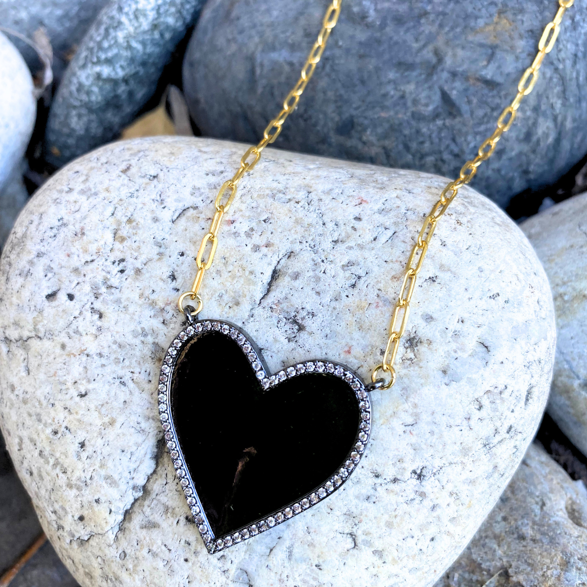 Bold & Beautiful Statement Heart Necklace