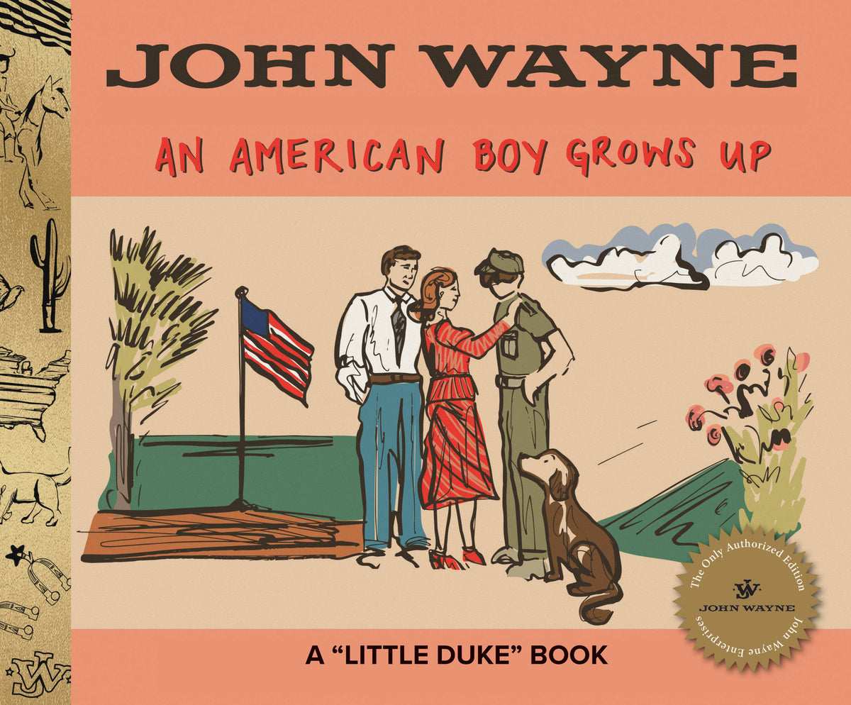 John Wayne’s An American Boy Grows Up patriotic Little Duke children’s book cover