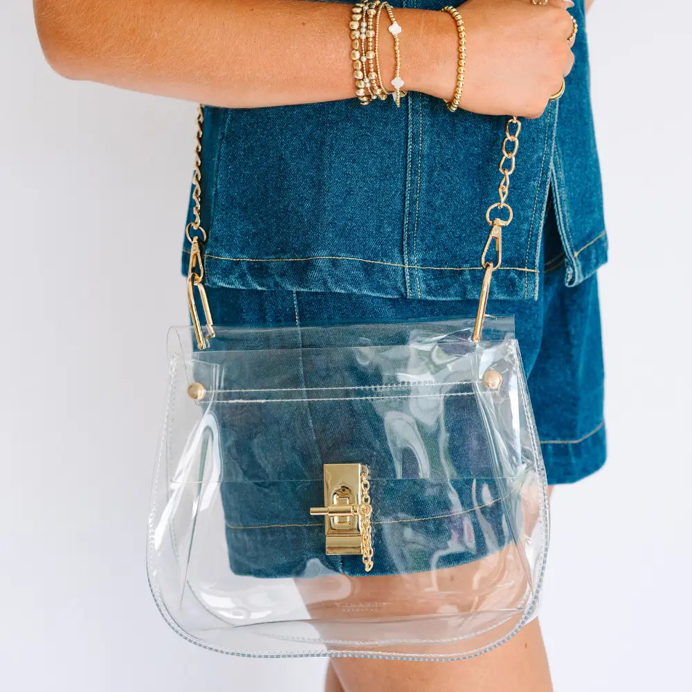 The Ginger Stadium Bag | Clear Stadium-Approved Crossbody Handbag