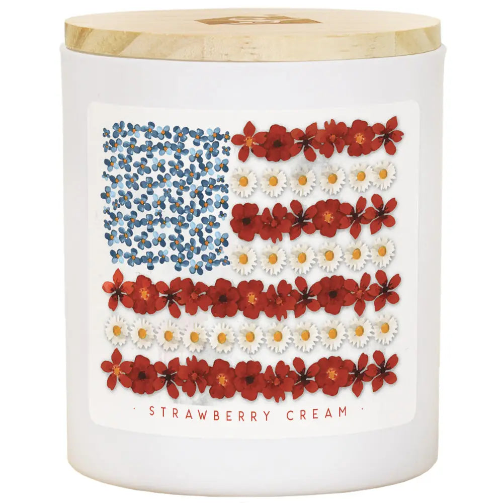 Flower Flag Vanilla Candle