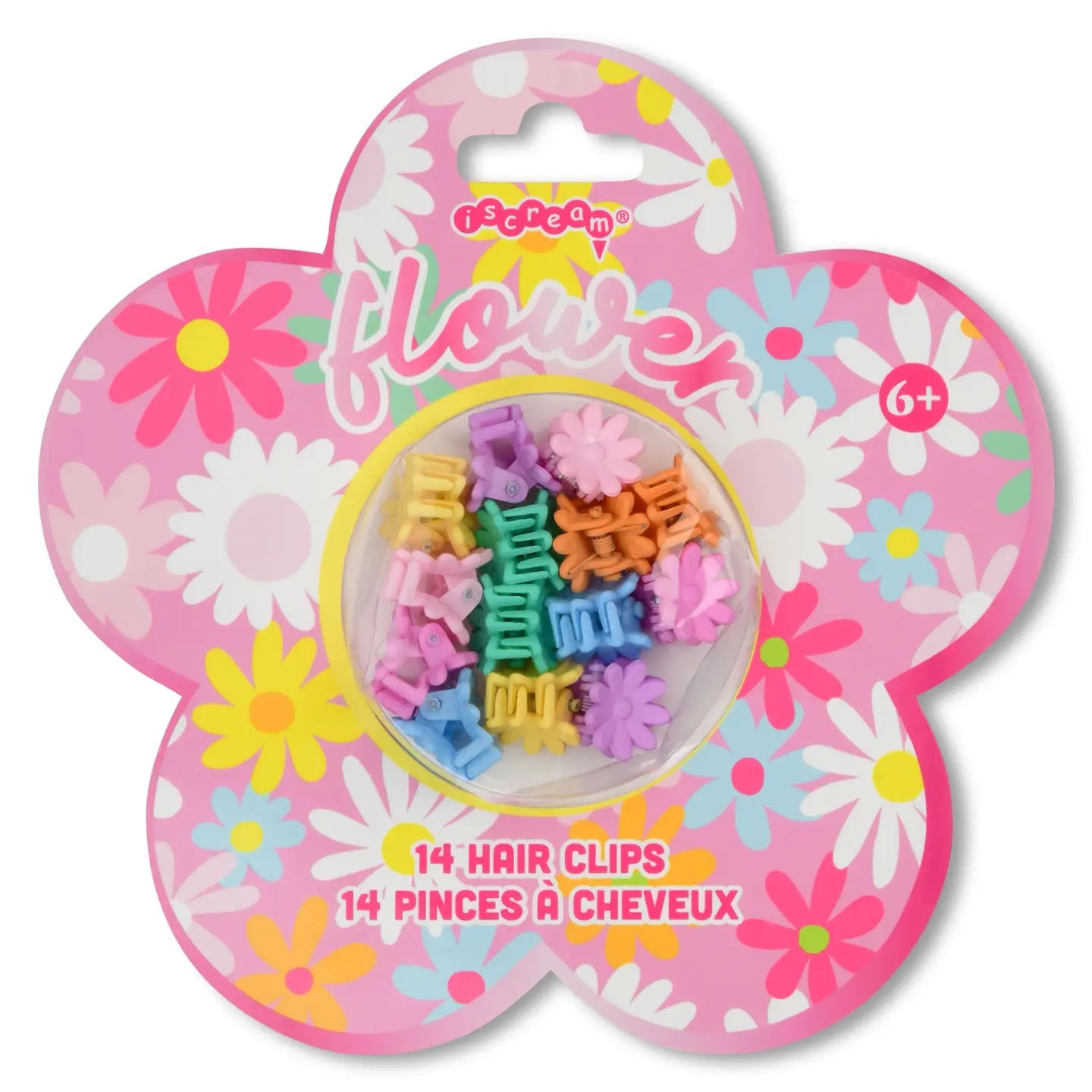 Flower Power Girls Hair Clips